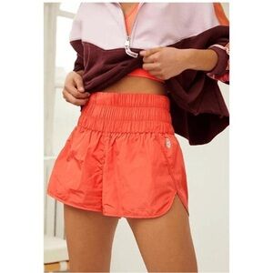 Free People The Way Home Coral Shorts